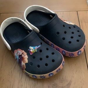 Girls Frozen Crocs